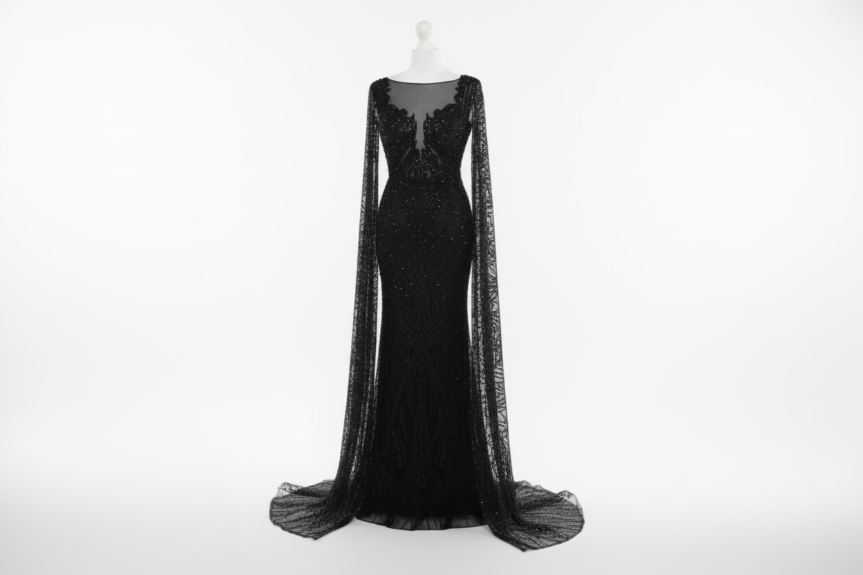 Luna Lace Evening Gown