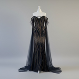 Midnight Ember Gown