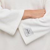 RELAXED FIT DRESS ECRU